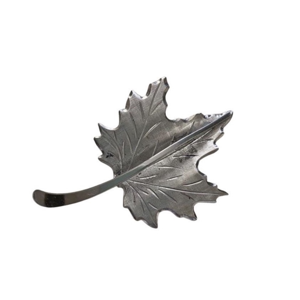 Vintage Beau sterling silver maple leaf brooch pin vintage